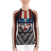 A Celebration Of America America the Beautiful Women's Rash Guard - Beyond T-shirts