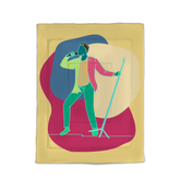 A singer with a microphone stand Comforter - Twin - Beyond T-shirts