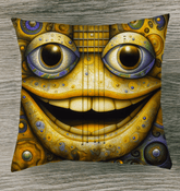 Abstract Amalgamation Outdoor Pillow - Beyond T-shirts