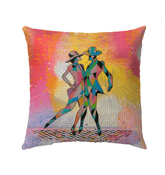 Aerial Balletic Attire Outdoor Pillow - Beyond T-shirts
