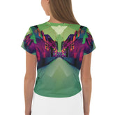 Street Art Grooves All-Over Print Crop Shirt - Beyond T-shirts