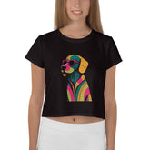Playful Pup Escapades Crop T-Shirt Collection - Beyond T-shirts