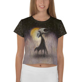 Dark Fairy Forest Crop Tee - Beyond T-shirts