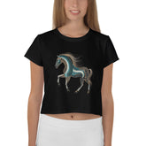 Joyful Jellyfish Journey Women's Crop T-Shirt