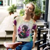 Blooming Bass Clef Beauty All-Over Print Crop Tee