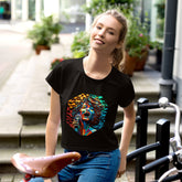 Symphony Silhouette All-Over Print Crop T-Shirts