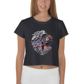 Pop Princess All-Over Print Crop T-Shirts