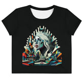 Jazz Notes Crop T-Shirts