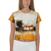 Coastal Breeze Landscape Crop T-Shirt