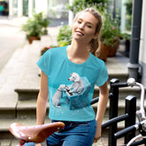 Eclipse Enchantment Women's Crop Tee with captivating design.