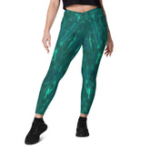 Blossom Rhapsody Crossover Leggings - Beyond T-shirts
