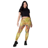 Botanical Bliss Crossover Leggings - Beyond T-shirts