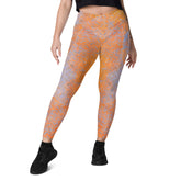 Bamboo Bliss Texture Crossover Leggings with Pockets