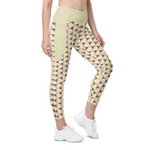 Tidal Twist Crossover Leggings with Pockets