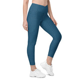 Urban Chic Jean Crossover Leggings with Pockets