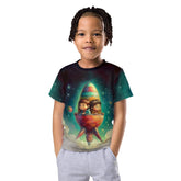 CB3-124 Kids Crew Neck T-Shirt Front View.