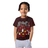 Haunted Cemetery Kids All-Over Print Shirt - Beyond T-shirts