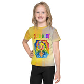 Enchanted Castle printed kids t-shirt in bright colors.