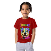 Child wearing Brave Knight Kids Crew Neck T-Shirt