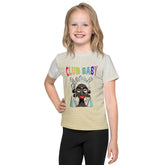 Kid wearing Witch's Brew Master crew neck t-shirt