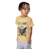 Child wearing Dragon Whisperer graphic t-shirt.