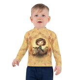 CB6-19 Kids Rash Guard front view - Highlighting the sleek design and vibrant colors.