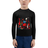 Ghosts And Ghouls All-Over Print Kids Rash Guard - Beyond T-shirts
