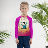 Gentle Giraffe Journey Children's Rash Guard