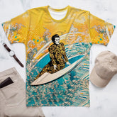 Surf Vibes Men's Crew Neck T-Shirt Coastal Cool - Beyond T-shirts