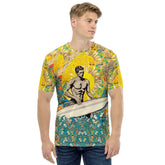 Surf Break Men's Crew Neck T-Shirt Ride The Tides With Style - Beyond T-shirts