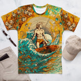 Island Surf Vibes Crew Neck T-Shirt - Beyond T-shirts