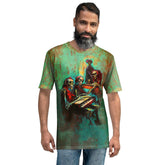 Frankenstein's Monster Halloween Crew Neck Tee - Beyond T-shirts