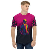 Abstract Fusion All-Over Print Men's Crew Neck T-Shirt - Beyond T-shirts