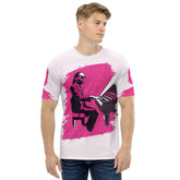 Electric Guitar All-Over Print Men's Crew Neck T-Shirt - Beyond T-shirts