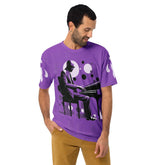 Guitar Solo All-Over Print Men's Crew Neck T-Shirt - Beyond T-shirts