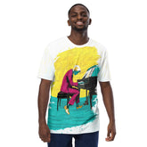 Symphonic Notes All-Over Print Men's Crew Neck T-Shirt - Beyond T-shirts