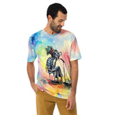 Drummer's Dynamic Doodles Men's Crew Neck T-Shirt