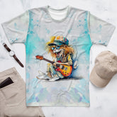 Flutist's Fluttering Fantasy Men's Crew Neck T-Shirt