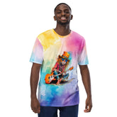 Rapper's Rhythmic Revelry Men's Crew Neck T-Shirt