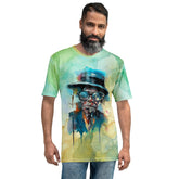 Violist's Vivacious Variations Men's Crew Neck T-Shirt