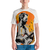 Subtle Gradient All-Over Print Men's Crew Neck T-Shirt