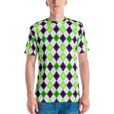 Diamond Mirage All-Over Print Men's Crew Neck T-Shirt