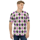 Opulent Diamonds All-Over Print Men's Crew Neck T-Shirt