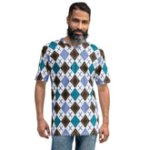 Luminous Diamonds All-Over Print Men's Crew Neck T-Shirt