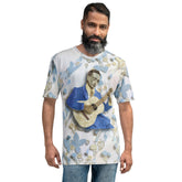 Close-up of Melody Mosaic Men's Crew Neck T-Shirt design.