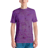 Vibrant Rainbow Rhapsody design on Men's Crew Neck T-Shirt