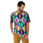 Mystic Aura Men's Crew Neck T-Shirt on a casual streetwear outfit