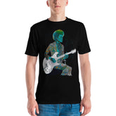 Close-up of Petal Power Men's Crewneck Tee design