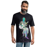 Back view of Blossom Bliss Men Crewneck Tee.