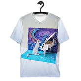 Front view of Papercut Parrot Paradise Men's Crew Neck T-Shirt.
